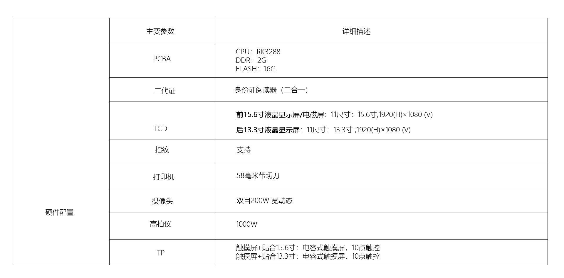 ZEV-CA156D (双屏15.6+13.3）智能交互终端